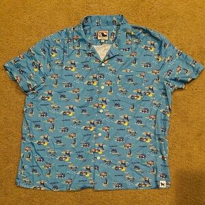 The Black Dog Dry Dock Men’s Casual Button Shirt Size XL Martha Vinyard